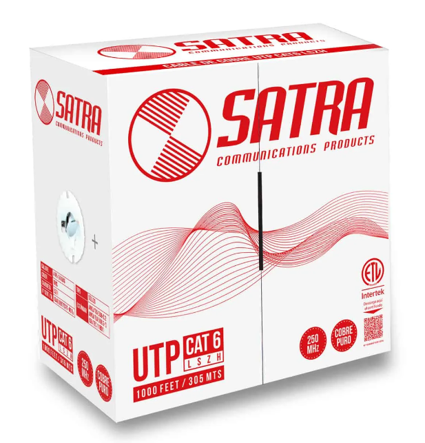 CABLE UTP CAT6 LSZH-1 24AWG SATRA