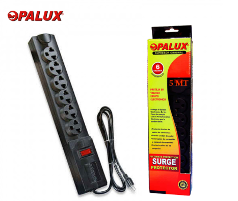  Supresor de picos Opalux 6 tomas de 5 metros